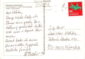 Oberammergau - D 19xx 95 027 ●